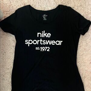 Nike Black Sportswear Tee for Women